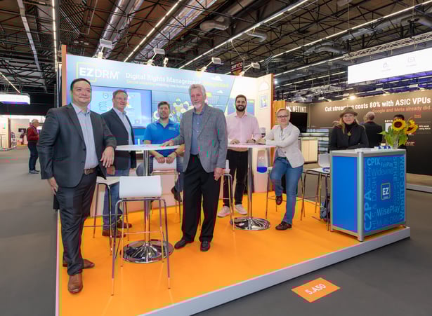 EZDRM TEAM BOOTH